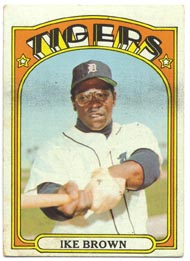 1972 Topps Baseball Cards      284     Ike Brown